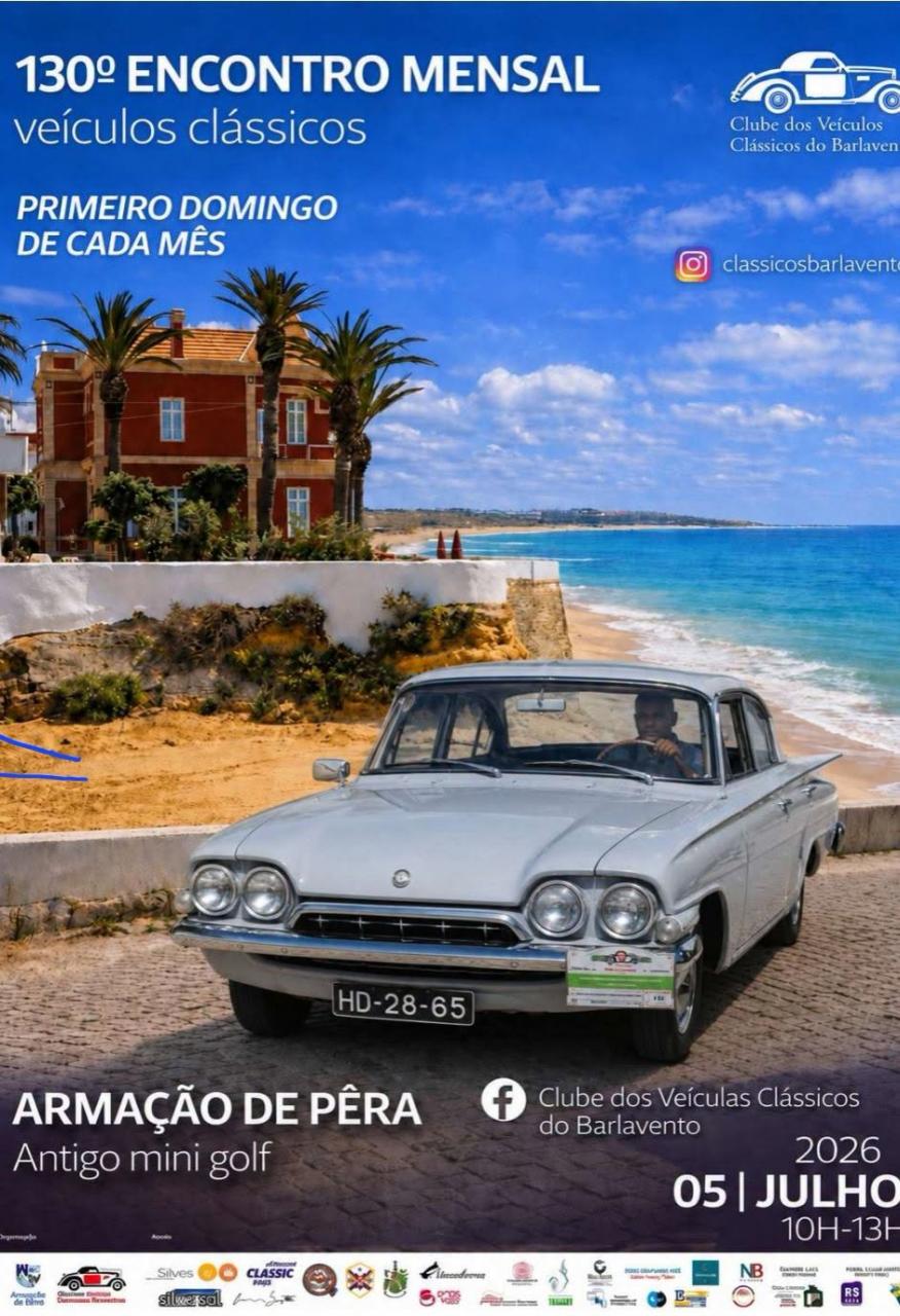 130&ordm; Encontro Mensal dos Carros Cl&aacute;ssicos